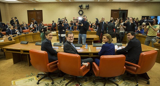 Mariano Rajoy preside la primera reunión del Grupo Popular en el Congreso