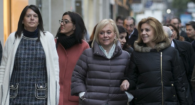 María Dolores de Cospedal en Oviedo con Mercedes Fernández