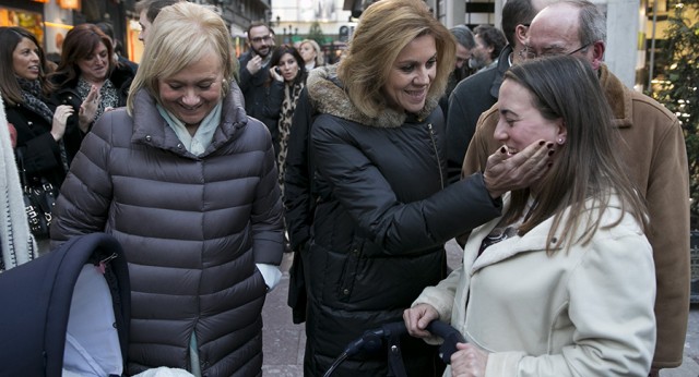 María Dolores de Cospedal en Oviedo con Mercedes Fernández