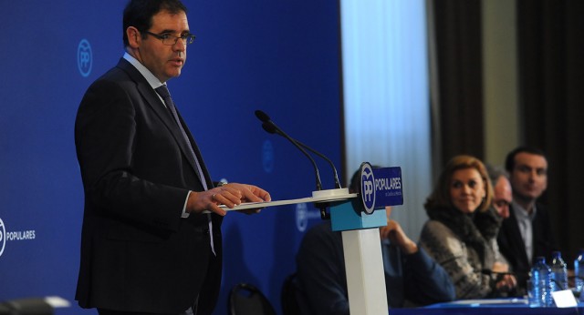 El presidente del PP de Cuenca, Benjamín Prieto, en la Junta Directiva Provincial del PP de Cuenca