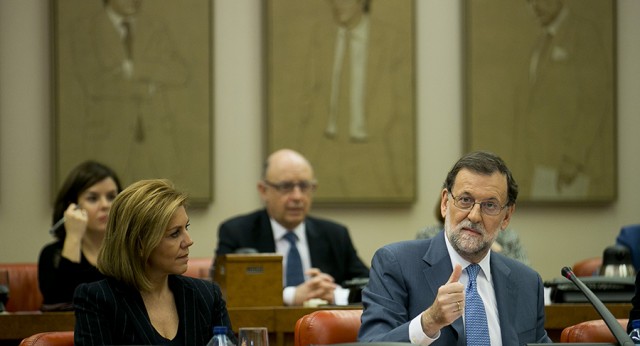 Mariano Rajoy preside la Plenaria del Grupo Popular en el Congreso