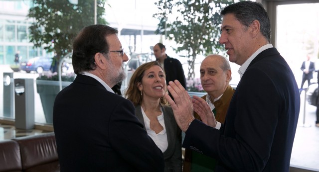 Mariano Rajoy preside la Junta Directiva del PP de Cataluña
