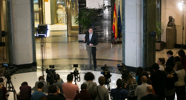 Mariano Rajoy se reúne con Albert Rivera en el Congreso