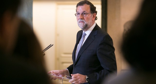 Mariano Rajoy se reúne con Albert Rivera en el Congreso