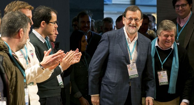 Mariano Rajoy a su llegado al foro de NN.GG en Bilbao