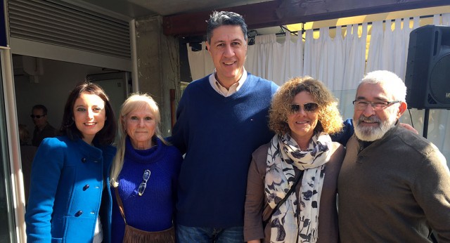 Andrea Levy y Xavier García Albiol visitan Badalona