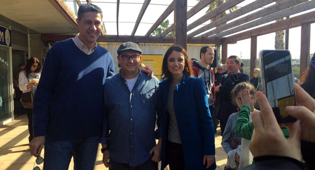 Andrea Levy y Xavier García Albiol visitan Badalona