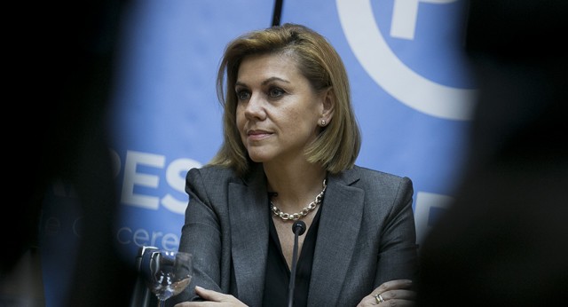María Dolores de Cospedal preside la Junta Directiva del PP de Extremadura