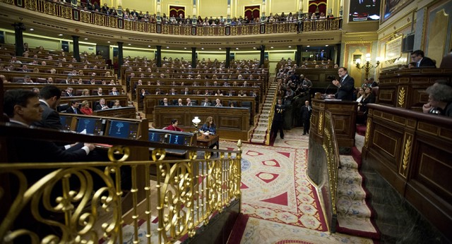 Mariano Rajoy durante el segundo debate de la sesión de investidura