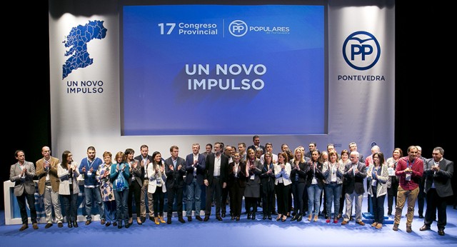 Mariano Rajoy en la clausura del Congreso del PP de Pontevedra