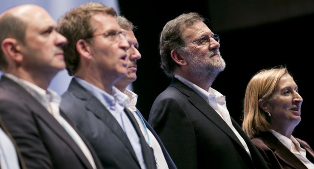 Mariano Rajoy en la clausura del Congreso del PP de Pontevedra 