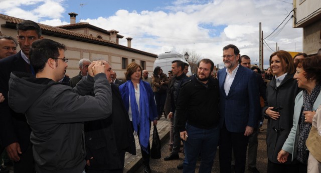 Rajoy y Cospedal en Guadamur