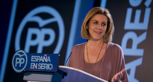 La secretaria general del Partido Popular, María Dolores de Cospedal