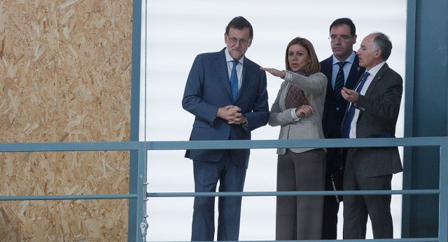 Mariano Rajoy y Mª Cospedal visitan visita el yacimiento romano de Noheda