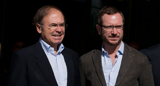 El Presidente del Senado, Pio García Escudero, junto a Javier Maroto