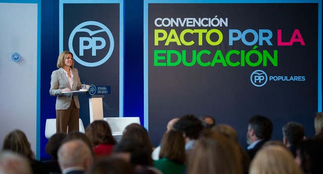 Mª Dolores de Cospedal, Secretaria General del Partido Popular en la Convención sobre Pacto por la Educación