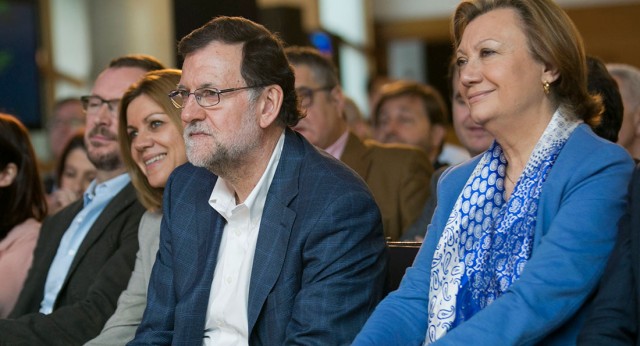 Mariano Rajoy, Presidente del Gobierno y del PP junto a Luisa Fernanda Rudi 