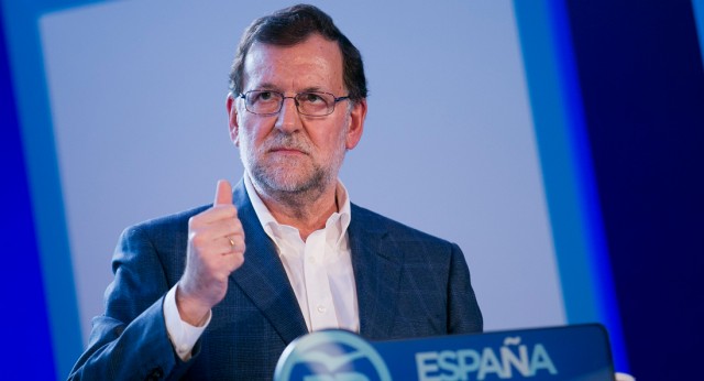 El Presidente del PP y del Gobierno en funciones, Mariano Rajoy 