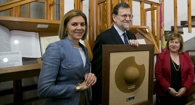 Mariano Rajoy visita el Museo Centro Cervantino de El Toboso con María Dolores de Cospedal 