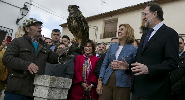 Mariano Rajoy visita El Toboso con María Dolores de Cospedal