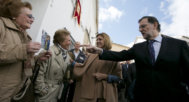 Mariano Rajoy visita El Toboso con María Dolores de Cospedal