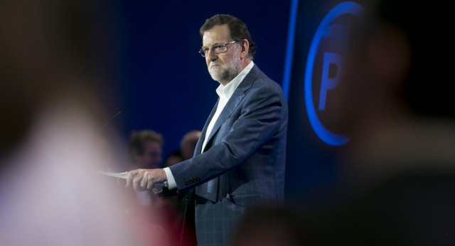 El presidente del Partido Popular, Mariano Rajoy