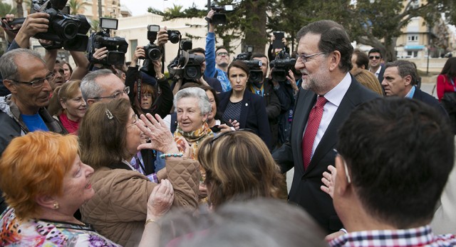 Mariano Rajoy pasea por Alicante