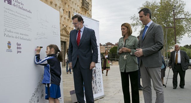 Mariano Rajoy y María Dolores de Cospedal visian Guadalajara