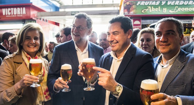 Mariano Rajoy visita el Mercado Atarazanas (Málaga)