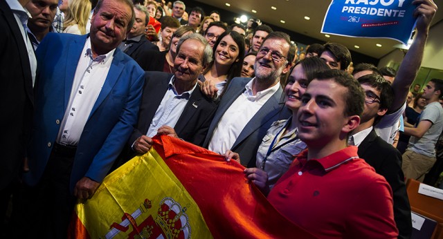 Mariano Rajoy interviene en un acto en Lleida