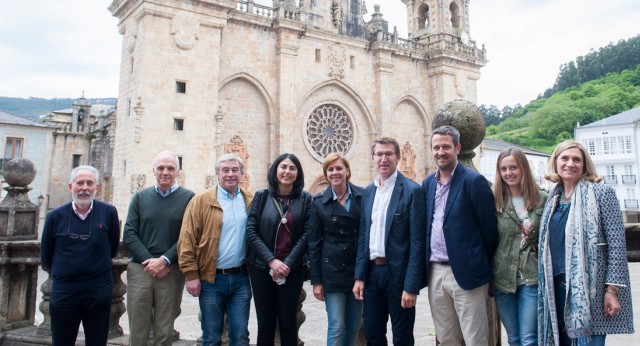 Mª Dolores Cospedal visita Mondoñedo 