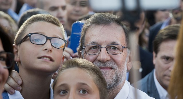 Mariano Rajoy interviene en un acto en Málaga