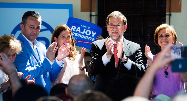 Mariano Rajoy visita Malagón acompañado por Mª Dolores de Cospedal