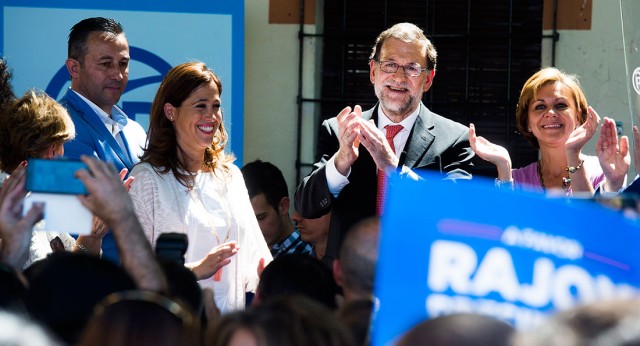 Mariano Rajoy visita Malagón acompañado por Mª Dolores de Cospedal