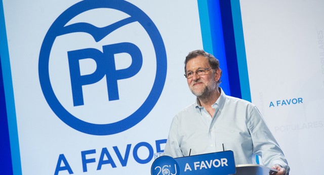 Mariano Rajoy interviene en un acto en Toledo