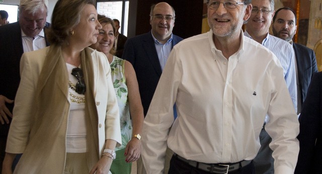Mariano Rajoy interviene en un acto en Teruel