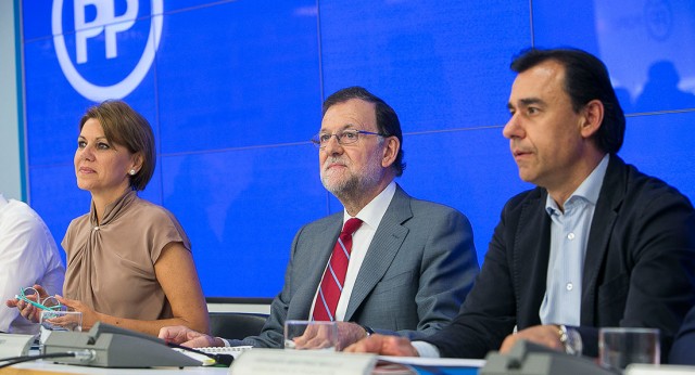 Rajoy preside la reunión de la Junta Directiva Nacional del PP