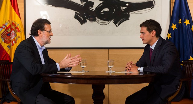 Mariano Rajoy se reúne con Albert Rivera