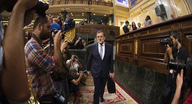 Mariano Rajoy en el segundo día del Debate de Investidura