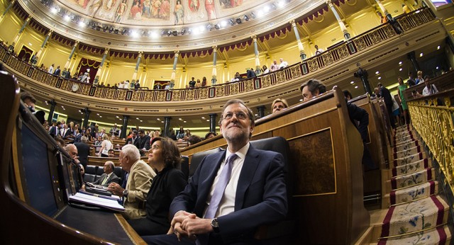 Mariano Rajoy en el segundo día del Debate de Investidura