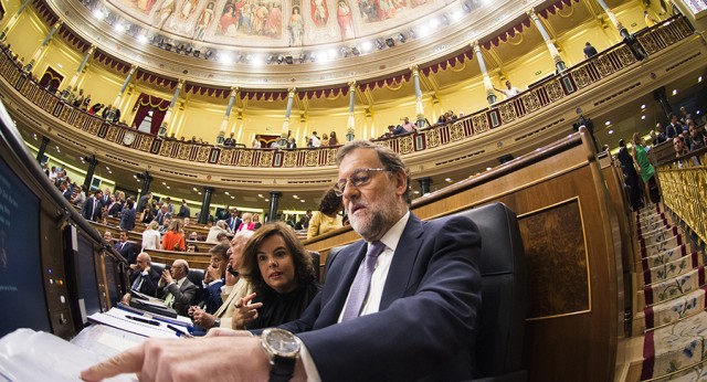 Mariano Rajoy en el segundo día del Debate de Investidura
