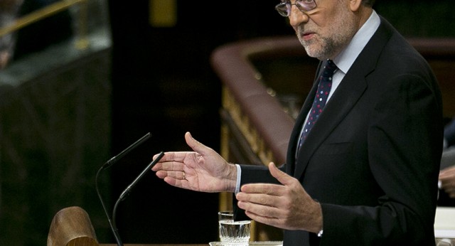 Mariano Rajoy en la segunda jornada de la sesión de investidura