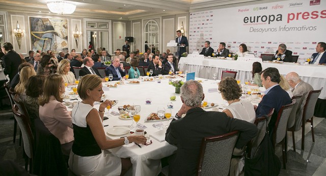 Alberto Núñez Feijóo interviene en el Desayuno Informativo de Europa Press