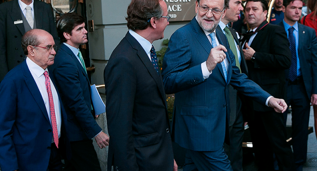 Mariano Rajoy presenta a Alfonso Alonso en el desayuno informativo Fórum Europa