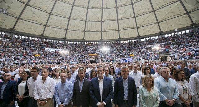 Mariano Rajoy clausura un acto en Pontevedra