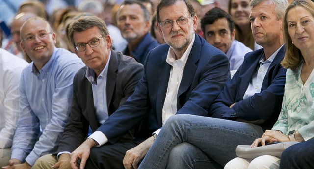 Mariano Rajoy clausura un acto en Pontevedra