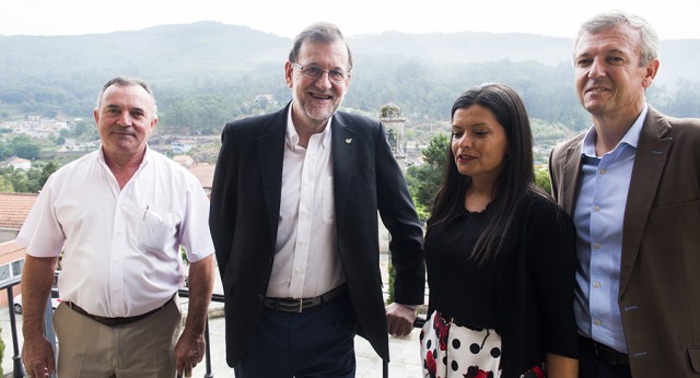 Mariano Rajoy visita el Pazo de Mos (Pontevedra)