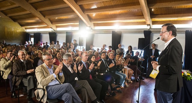 Mariano Rajoy visita el Pazo de Mos (Pontevedra)