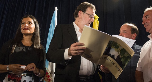 Mariano Rajoy visita el Pazo de Mos (Pontevedra)