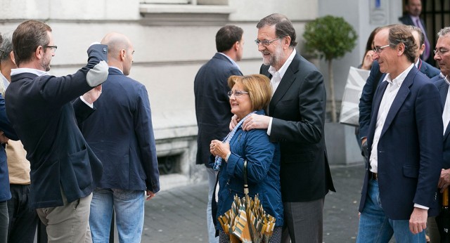 Mariano Rajoy participa en un acto de campaña en Bilbao